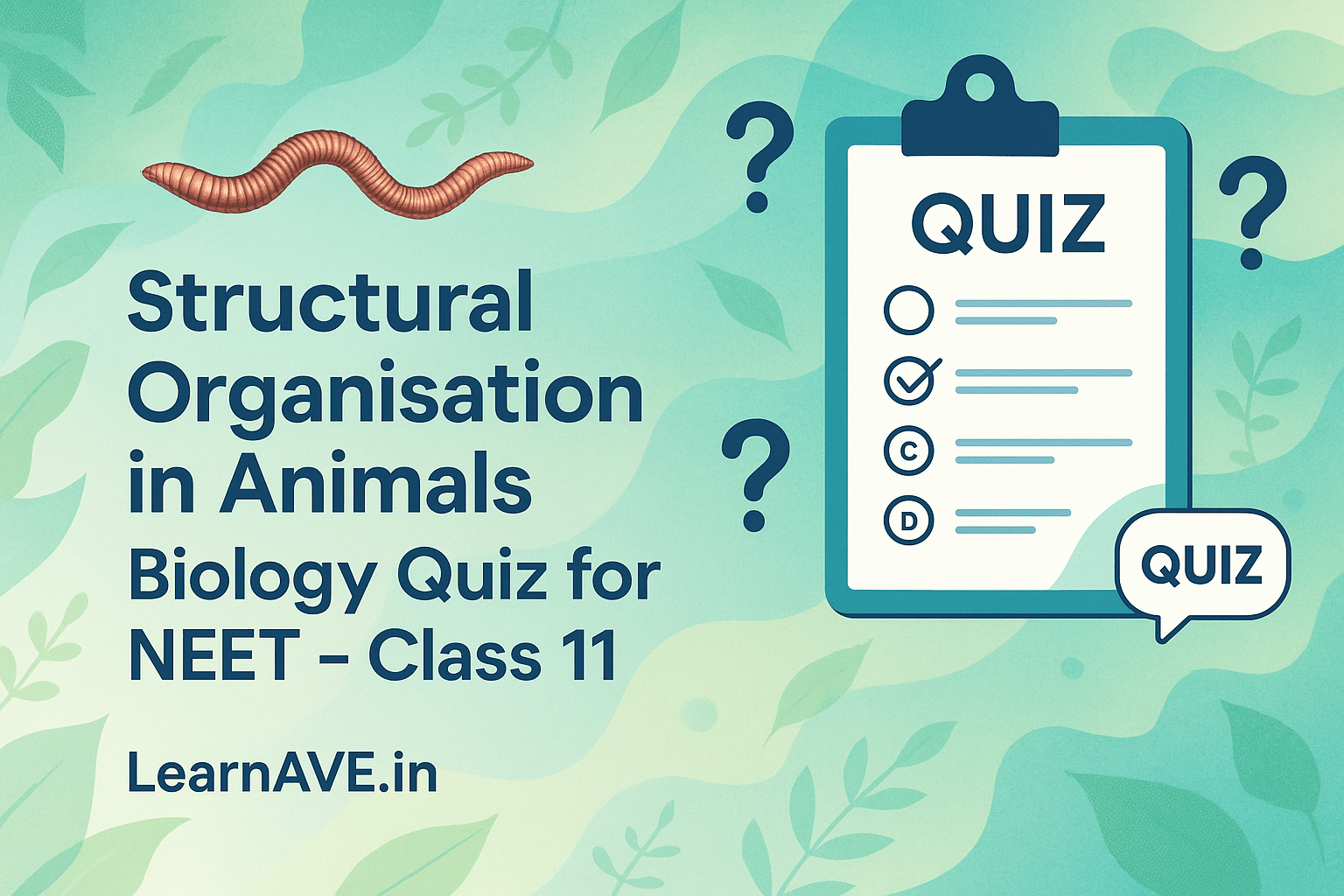 Structural Organisation in Animals